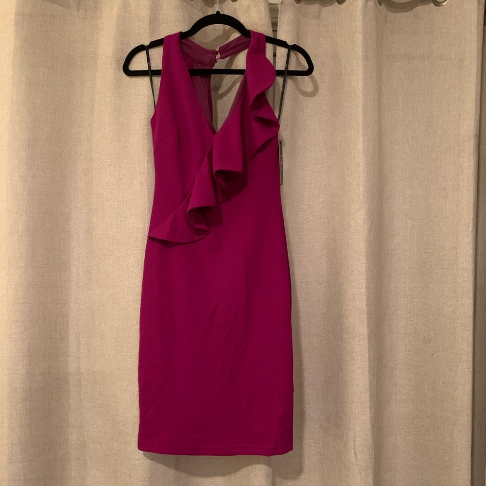 BRAND NEW Lulus fuchsia cocktail dress